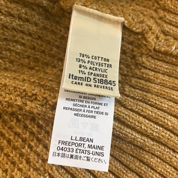 L.l.bean • All-Day Waffle Sweater, Hooded Wrap Cardigan - Picture 16 of 16